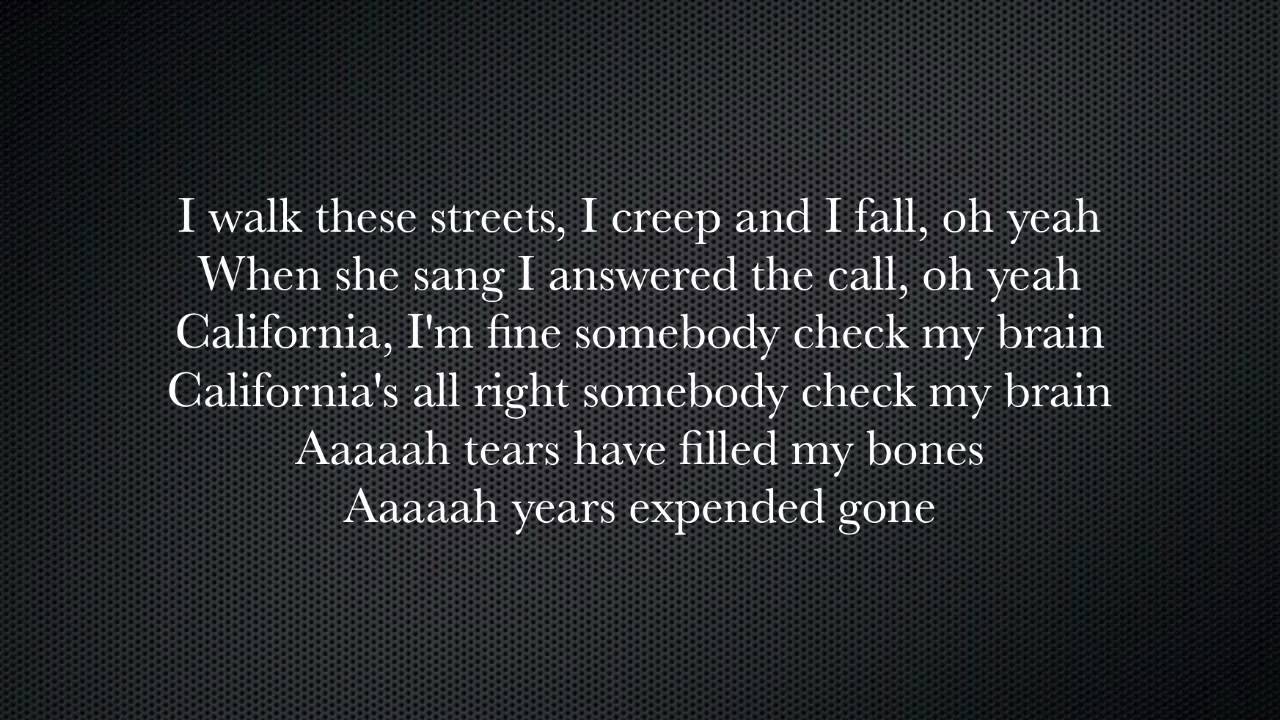 Alice In Chains Check My Brain Lyrics YouTube