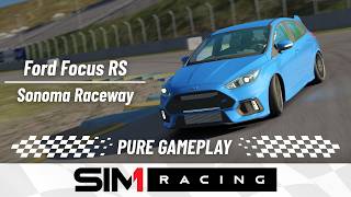 Sideways at Sonoma in the Ford Focus RS! - Assetto Corsa - Simucube 2 Sport + ImSim Alma