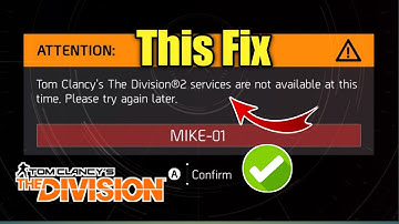 how to fix MIKE-01 Division 2 Error| Division 2 Update Today | Division 2 Servers Down Mike-01