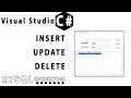 C datagridview insert update and delete sql database connection using xampp