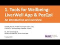 Tools for wellbeing liverwell app  pozqol  dr john odonoghue introduction  overview