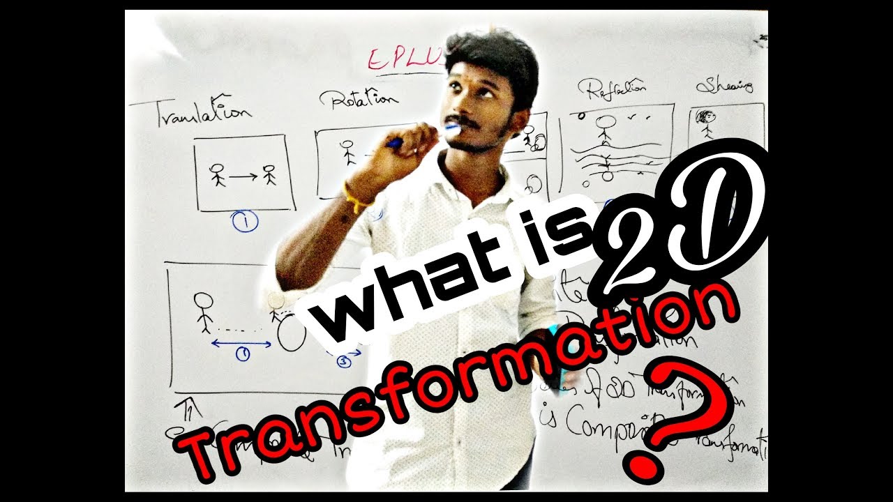 What is 2D Transformations - Explained in தமிழ் - YouTube