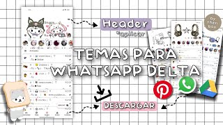 Cómo Aplicar Header/Encabezado en WhatsApp Delta | Descargar Temas 2023 | @theriboo