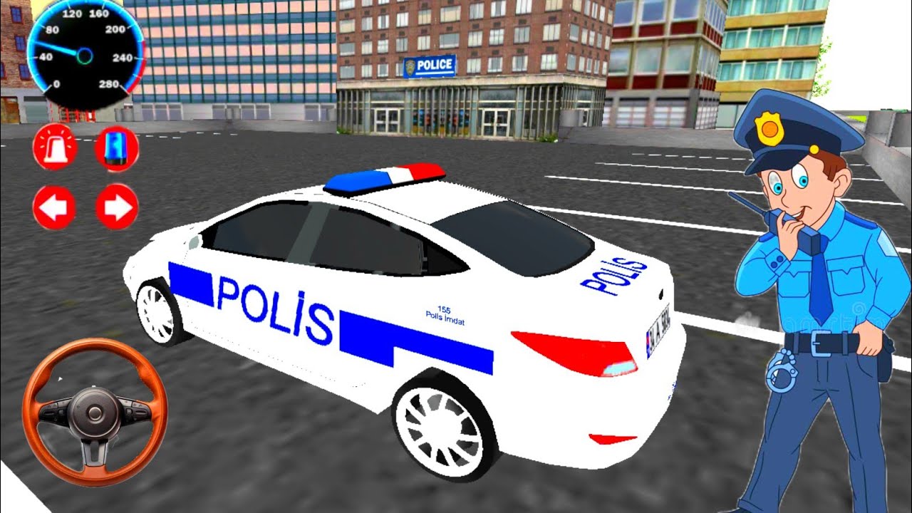 Real Police Car Driving 3d android gameplay-2k_60 fps-Car Game 3d