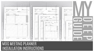 MDG Meeting Planner - Installation Instructions screenshot 5