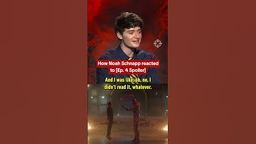 Noah Schnapp on THAT reveal in Stranger Things 5