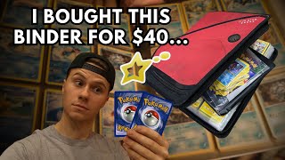 I BOUGHT A VINTAGE BINDER OF POKEMON CARDS - AND FOUND GOLD STAR CARDS!!!