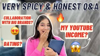  Too Spicy Q A My Youtube Income Collaborations Dating Etc Rashi Shrivastava