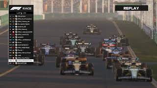 F1 23 YRL Australia GP highlights