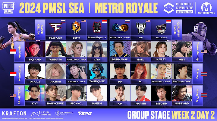[EN] 2024 PMSL Metro Royale Group Stage | W2D2