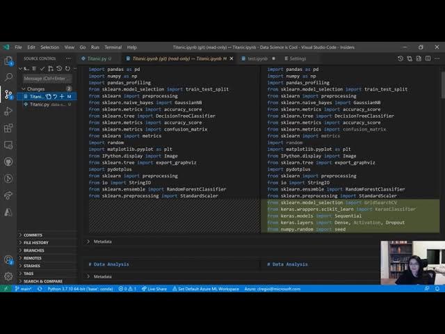 Image from Python Data Science with VS Code and Azure