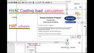 17-HAP carrier software/ heat & cooling load calculation, detail explanation, HVAC design. Eng.Nasir