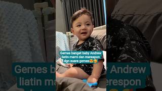 enduw liatin mami😍🥰 #andrew #babygemesin #erikacarlina #babygembiraceria #baby #babyboy #funny