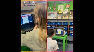 Book Creator Recording audiobook colage Grade 4 Students