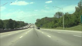 Kentucky - Interstate 71 / Interstate 75 North - Mile Marker 173 to 180 (5/24/15)