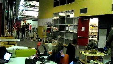 4 wheel shooter testing and playing catch, FIRST 2012 Rebound Rumble