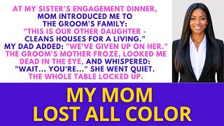 My Parents Told Everyone She Just Cleans Houses At My Sister's Wedding ... | Hornbeam Revenge
