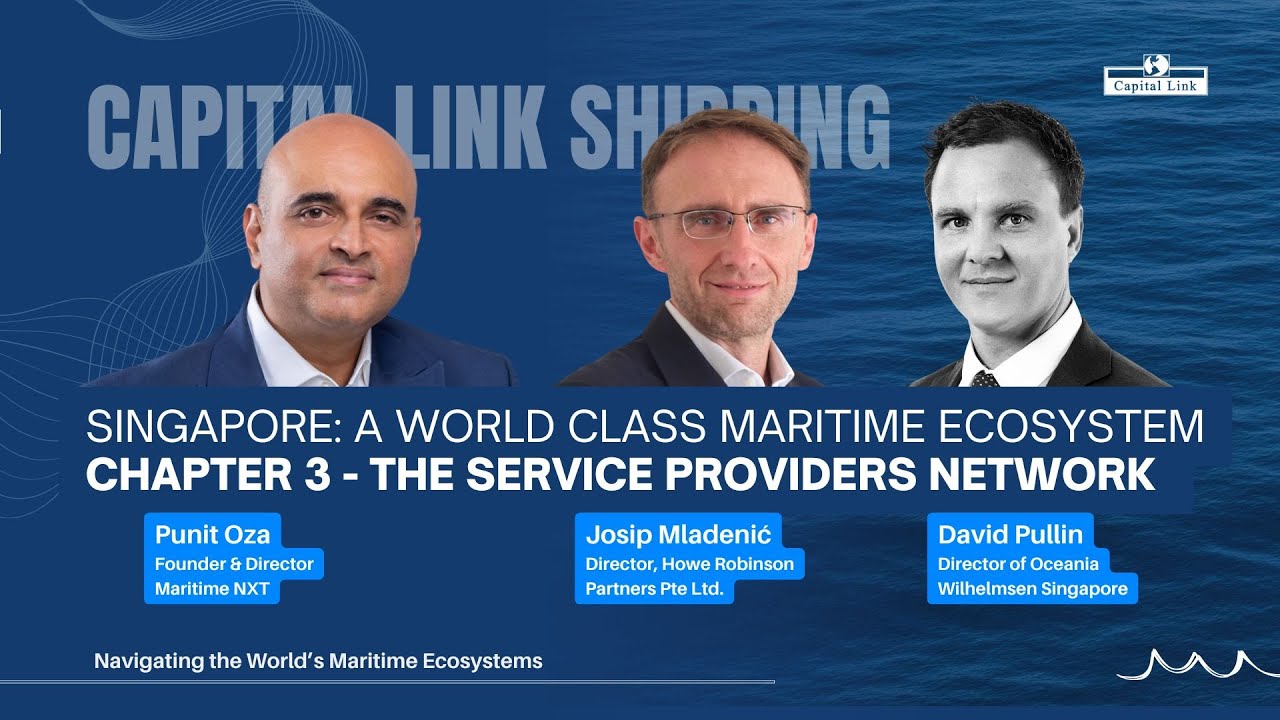 Singapore: A World Class Maritime Ecosystem | Chapter 3 - The Service Providers Network