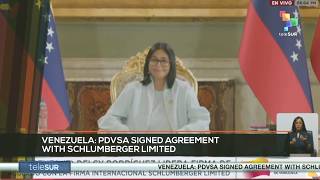 FTS 08:30 11-06: PDVSA signs agreement with Schlumberger Ltd.