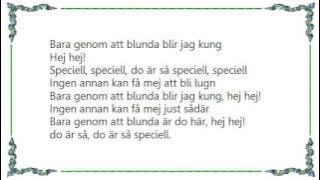 Gyllene Tider - Speciell Lyrics