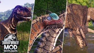 12 NEW DINOSAURS! Huge Mod Showcase!! | Jurassic World: Evolution Mod Spotlight