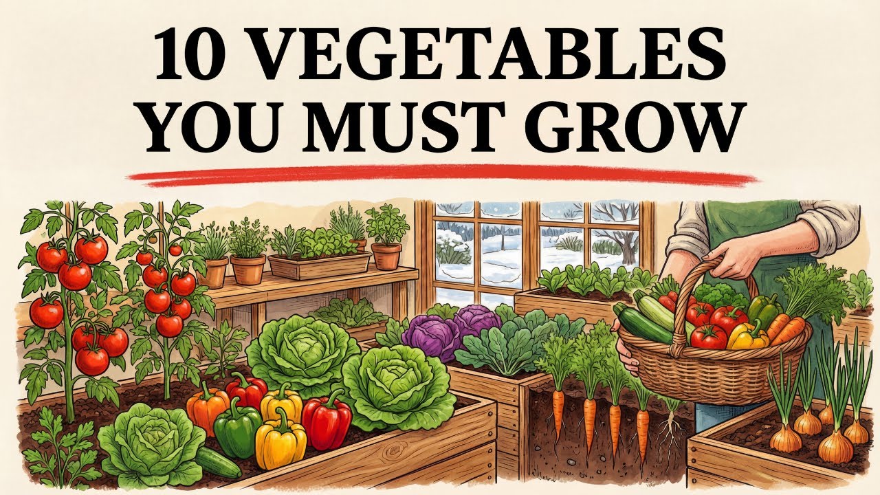 10 Vegetables You Must Grow for Fresh Produce Year-Round