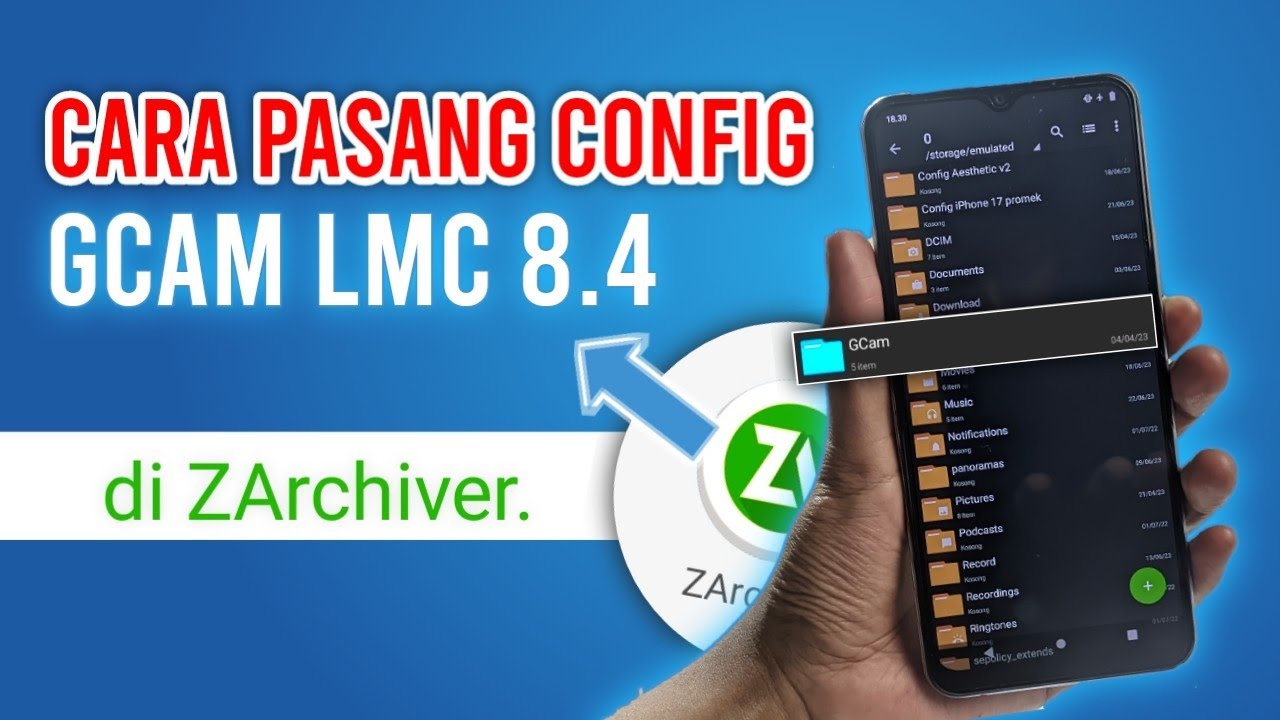 Cara Pasang Config Gcam Lmc 8.4 di ZArchiver 2026 - YouTube