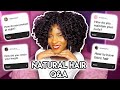 My Natural Hair Journey/Upkeep Q&amp;A (4C) | Drew Dorsey