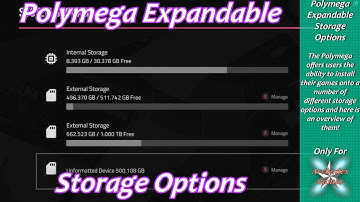 Polymega Expandable Storage Options Overview/Install