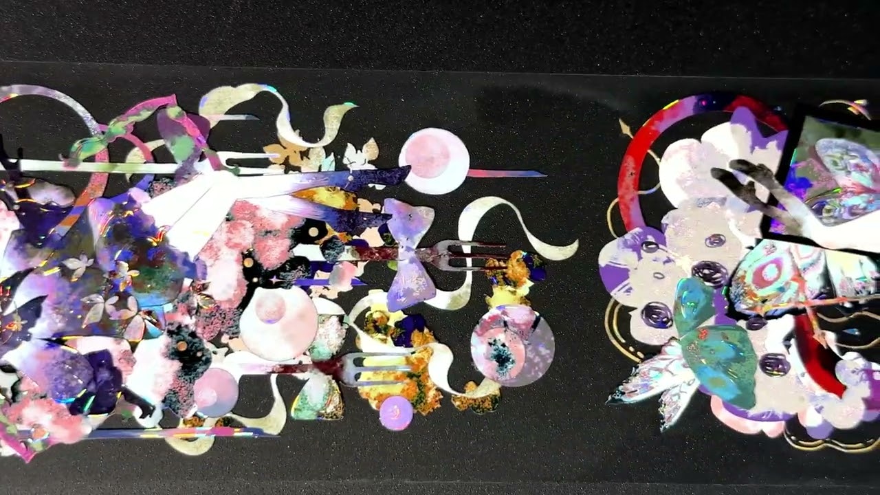 巫女sama】虚妄之淵 -PET貝殻光 - 沼のオアシス 海外マステのカット販売店