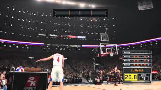 NBA 2K16_3 Point Contest, JJ Redick Round 2