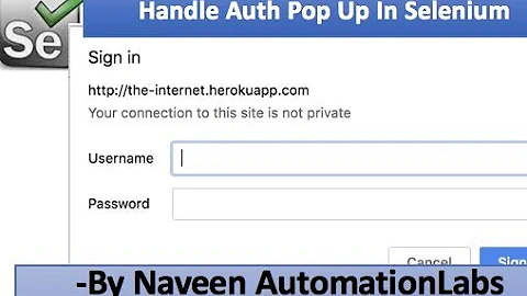 How to Handle Basic Authentication Pop Up in Selenium