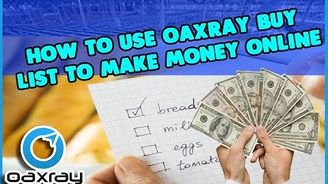 How to Use OAXRAY Buy List to make money online using online arbitrage with amazon fba