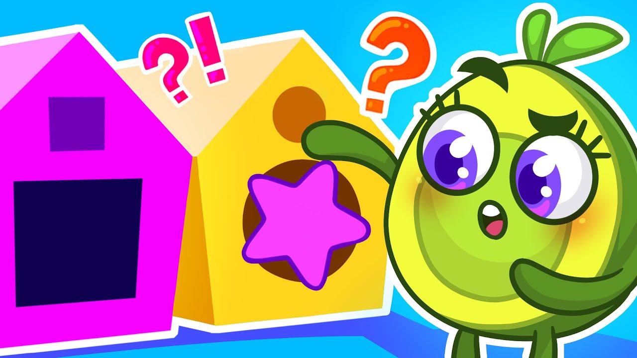 Let's Learn Colors and Shapes together with Purr-Purr, Pit&Penny ⭐ Baby Educational Cartoons 💙