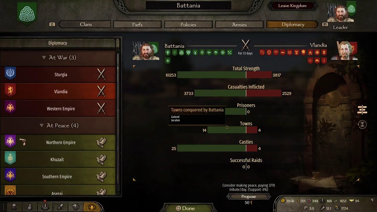 The Empire falls to Timbor of The Oaks!!!