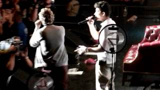 Niall & Zayn Singing a Drake Song ~ take a shot for me~ in SAN JOSE! 6/13/12