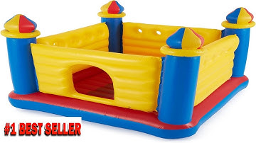 Intex Opblaasbaar Kleurrijk Jump O Lene Kasteel Springkussen voor 2 Kinderen van 3 tot 6 Jaar - B...