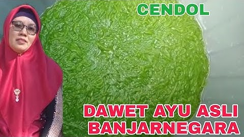 Cara Bikin Es Dawet Ayu Asli Banjarnegara-  Bikin Cendol Anti Gagal