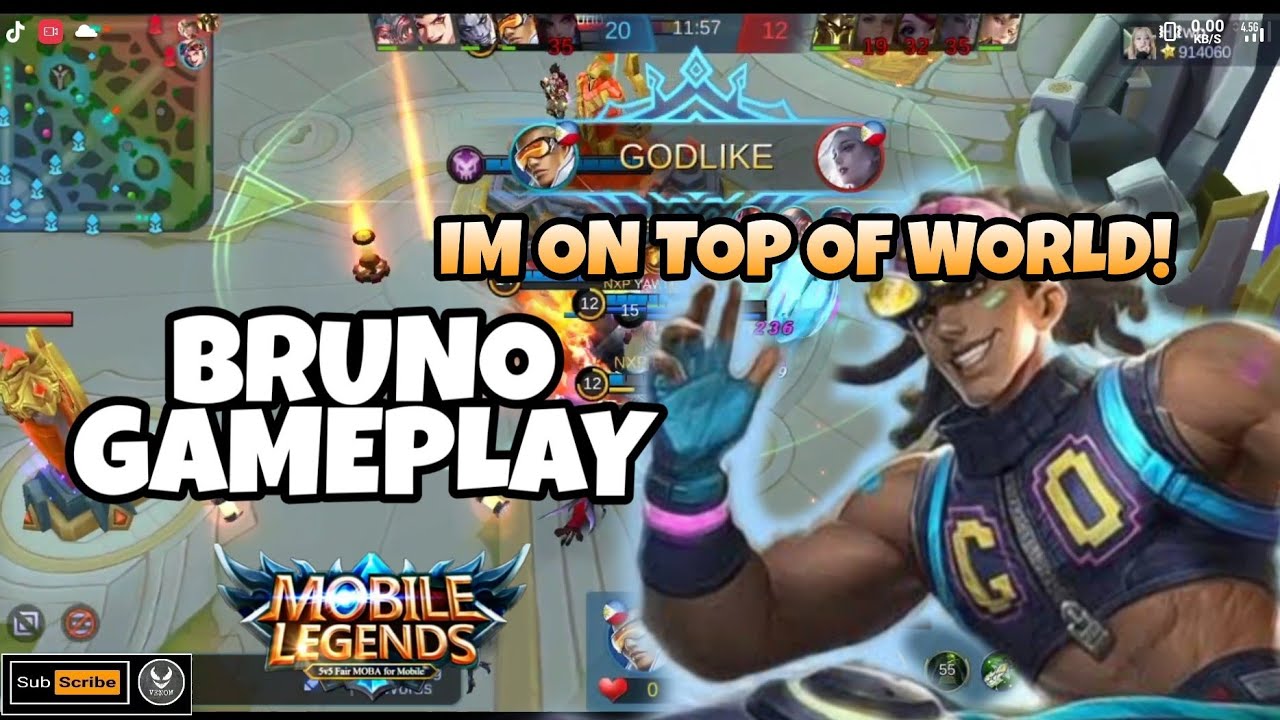 Bruno GamePlay Mobile Legends - YouTube