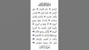 ما تيسر من سورة الرحمن بصوت الشيخ سعد الغامدي #القرآن_الكريم #راحة_نفسية #اطمئن #رمضان