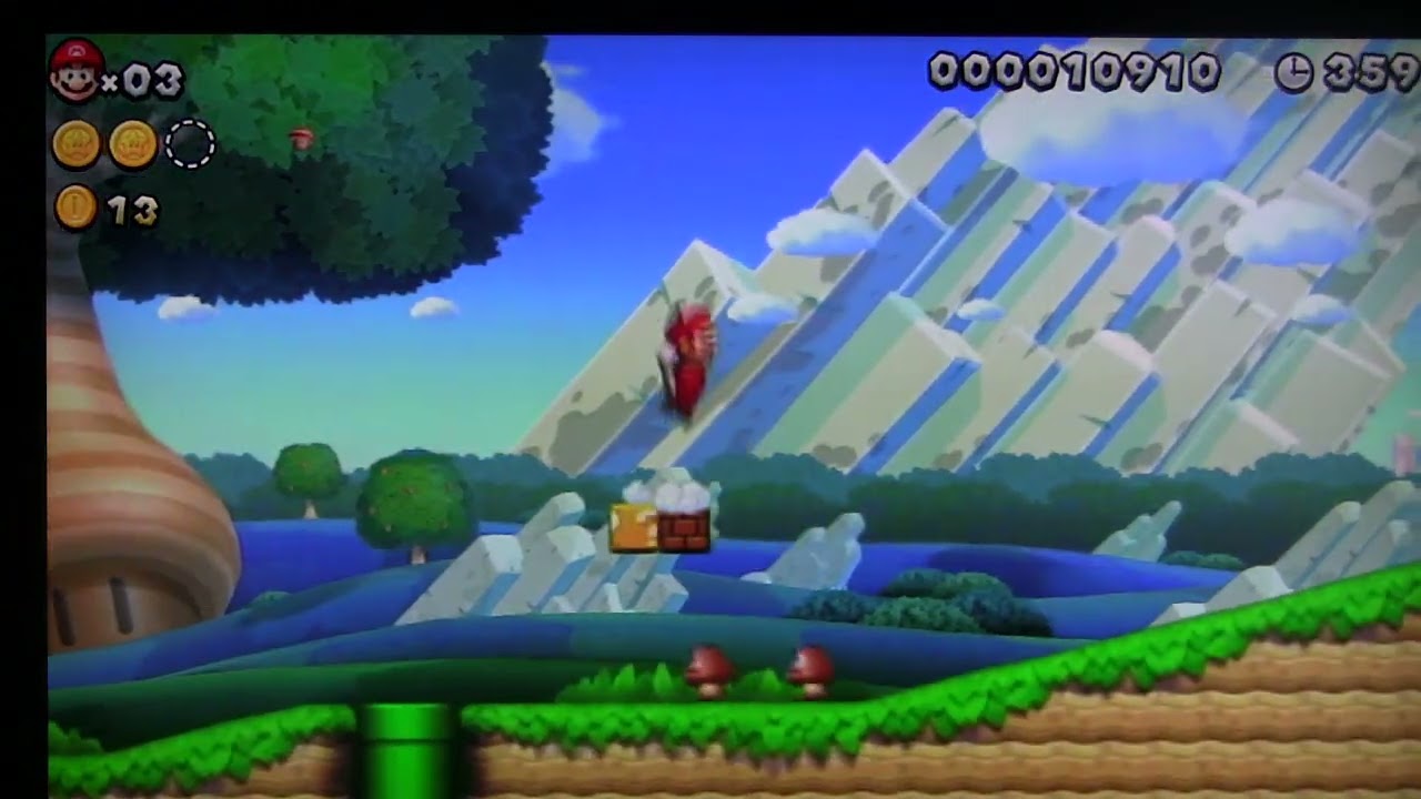 ⭐MU1-1 New Super Mario BrosU.  Acorn Plains ★ Star Coin Guide | Quiet Perfect Route