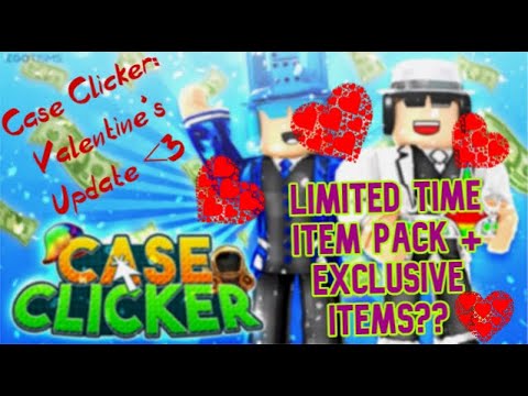 Case Clicker Valentine S Update Limited Time Item Pass Youtube - all working case clicker codes hurry roblox case clicker