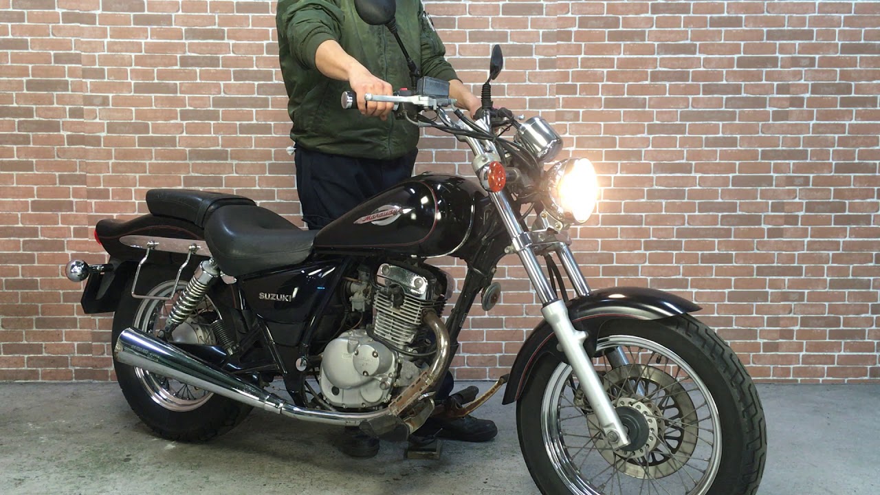 アメリカンバイクスズキGZ125w カスタム車両実働良好！ツヤ出しブラックマローダー125 アメリカンバイクスズキGZ125w カスタム車両実働良好！ツヤ出し