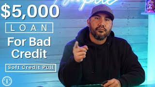 $5,000. Loan for Bad Credit  Minimum 500 Credit Score!