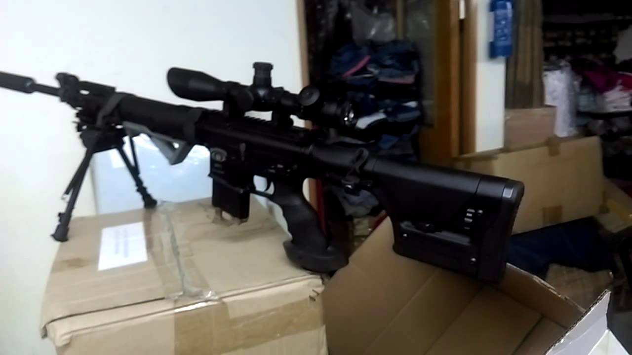 Bw15 King arms, Blackwater BW15 sniper rifle - YouTube
