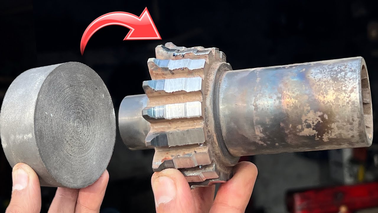 Fixing the Unfixable Gear! Making a New Gear Tooth From Iron Piece by Technical Mechanic