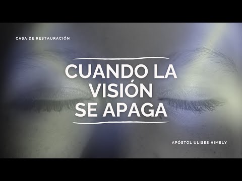 "Cuando La Visión Se Apaga" By Apostól Ulises Himely... Serie Agosto: "No Es Lo Que Parece".