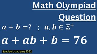 Math Olympiad Question -  14  || Crack the Code: International Math Olympiad Past Questions ||