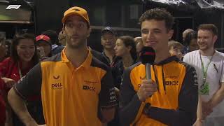 Lando Norris post race interview Singapore GP 2022 Update