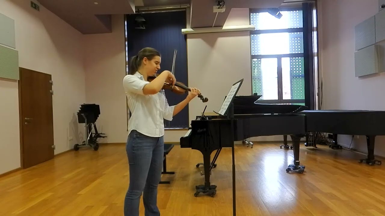 Lea Tvrtković - J.S.Bach: Sonata for Violin Solo No. 1 in G Minor, BWV 1001: Adagio and Presto